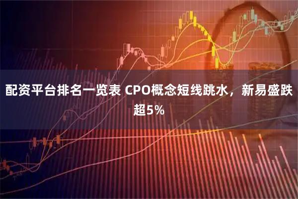 配资平台排名一览表 CPO概念短线跳水，新易盛跌超5%